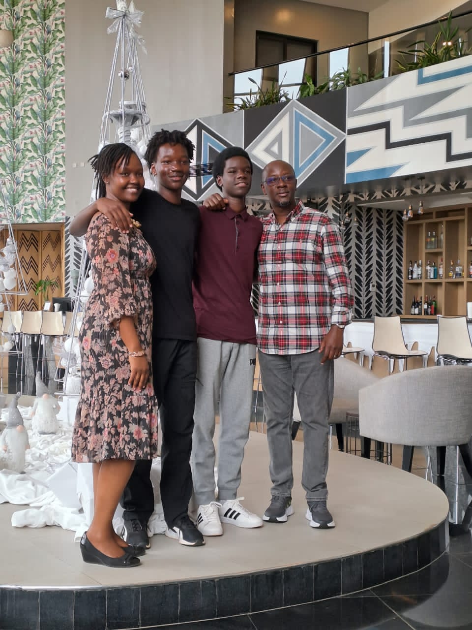 Dan musinguzi and the family